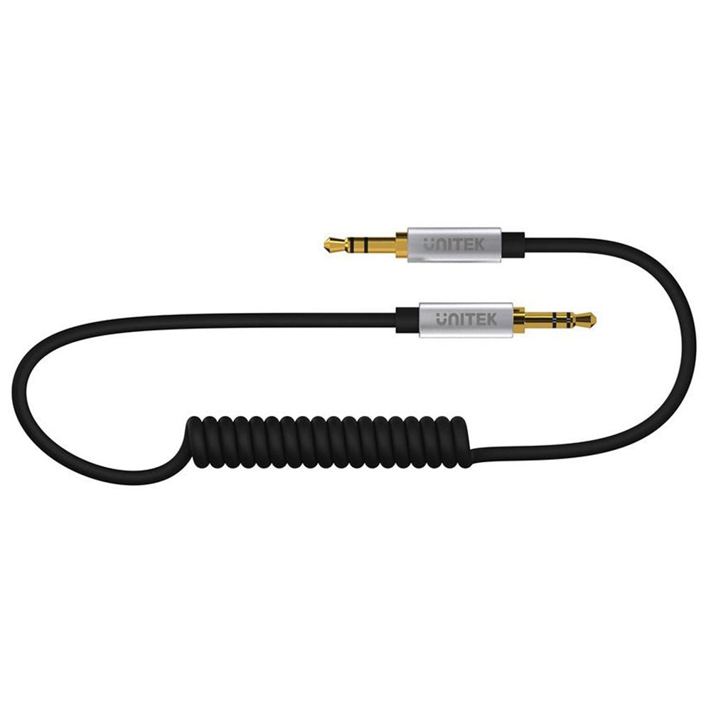 Unitek 3.5mm AUX Audio Cable Male to Male for smartphones, laptops, and audio devices in Qatar. Unitek 3.5mm AUX Audio Cable Male to Male for smartphones, laptops, and audio devices in Qatar.